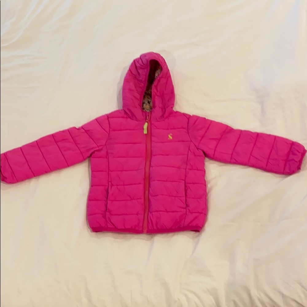 Toddler girls Joules pink coat/jacket